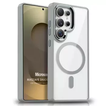 Microsonic Samsung Galaxy S25 Ultra Kılıf MagSafe Shadow Planet Gri