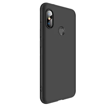 Microsonic Xiaomi Mi A2 Lite Kılıf Double Dip 360 Protective Siyah