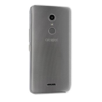 Microsonic Alcatel A3 XL Kılıf Transparent Soft Beyaz