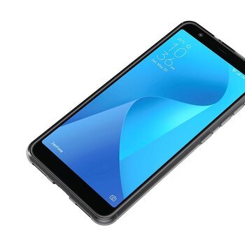 Microsonic Asus Zenfone Max Plus M1 ZB570TL Kılıf Transparent Soft Beyaz