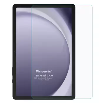 Microsonic Samsung Galaxy Tab A9 Plus Tempered Glass Cam Ekran Koruyucu