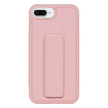 Microsonic Apple iPhone 8 Plus Kılıf Hand Strap Rose Gold