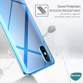 Microsonic Xiaomi Redmi 9A Kılıf Transparent Soft Şeffaf