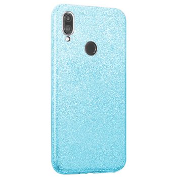 Microsonic Xiaomi Redmi Note 7 Pro Kılıf Sparkle Shiny Mavi