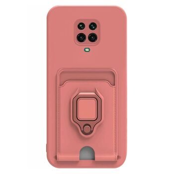 Microsonic Xiaomi Redmi Note 9 Pro Max Kılıf Multifunction Silicone Pembe