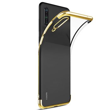 Microsonic Xiaomi Mi 9 Lite Kılıf Skyfall Transparent Clear Gold