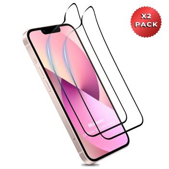 Microsonic Apple iPhone 13 Mini Crystal Seramik Nano Ekran Koruyucu Siyah (2 Adet)