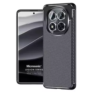 Microsonic Xiaomi Redmi Note 14 Pro Plus Kılıf Legion Series Siyah