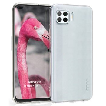 Microsonic Oppo Reno 4 Lite Kılıf Transparent Soft Beyaz