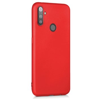 Microsonic Realme C3 Kılıf Matte Silicone Kırmızı