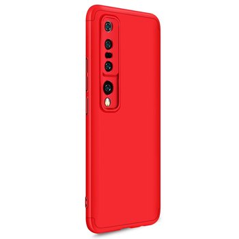 Microsonic Xiaomi Mi 10 Pro Kılıf Double Dip 360 Protective AYS Kırmızı