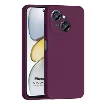Microsonic TECNO Spark Go 1 Kılıf Groovy Soft Mor