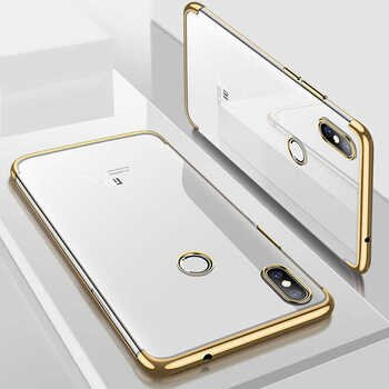 Microsonic Xiaomi Redmi Note 5 Pro Kılıf Skyfall Transparent Clear Gold