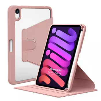 Microsonic Apple iPad Mini 7 Kılıf (A2993-A2995) Regal Folio Pembe
