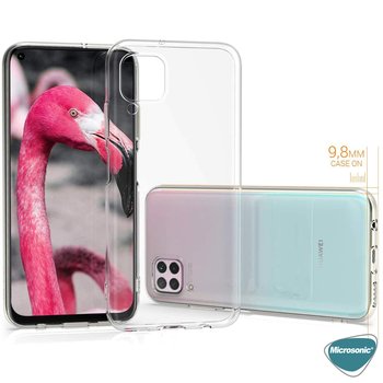 Microsonic Huawei P40 Lite Kılıf Transparent Soft Beyaz