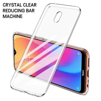 Microsonic Xiaomi Redmi 8A Kılıf Transparent Soft Beyaz