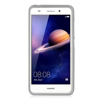 Caseup Huawei Y6 2 Kılıf Transparent Soft Siyah