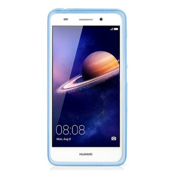 Caseup Huawei Y6 2 Kılıf Transparent Soft Mavi