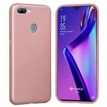 CaseUp Oppo A12 Kılıf Matte Surface Rose Gold