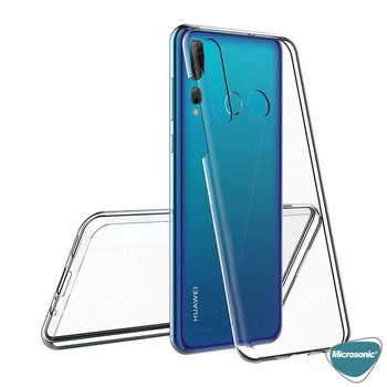 Microsonic Huawei Honor 9X Kılıf Komple Gövde Koruyucu Silikon Şeffaf