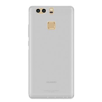 Caseup Huawei P9 Kılıf Transparent Soft Beyaz