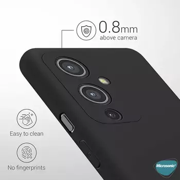 Microsonic OnePlus 9 Kılıf Matte Silicone Lacivert