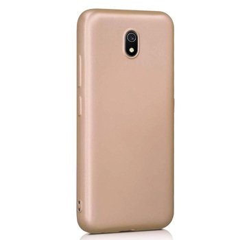 Microsonic Xiaomi Redmi 8A Kılıf Matte Silicone Gold