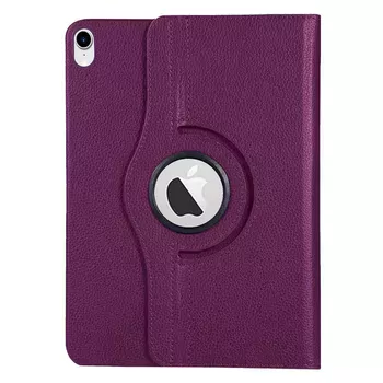 Microsonic Apple iPad Mini 7 Kılıf (A2993-A2995) 360 Rotating Stand Deri Mor