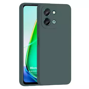 Microsonic Vivo Y28 4G Kılıf Groovy Soft Koyu Yeşil