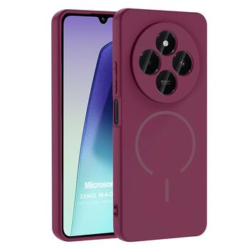 Microsonic Xiaomi Redmi A4 Kılıf Zeno MagSafe Mürdüm