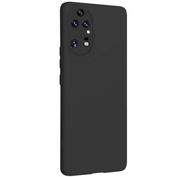 Microsonic Huawei P50 Pro Kılıf Matte Silicone Siyah