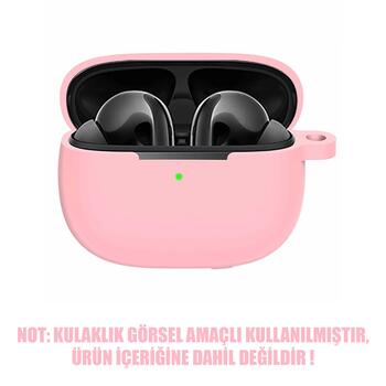 Microsonic Huawei FreeBuds SE 4 ANC Mat Silikon Kılıf Pembe