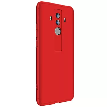 Microsonic Huawei Mate 10 Pro Kılıf Double Dip 360 Protective Kırmızı