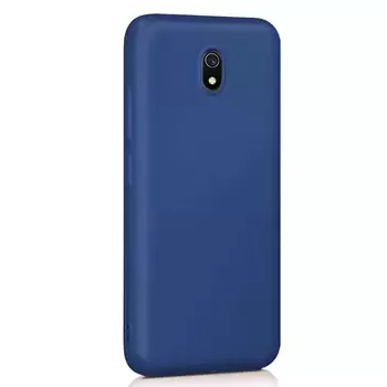 Microsonic Matte Silicone Xiaomi Redmi 8A Kılıf Lacivert