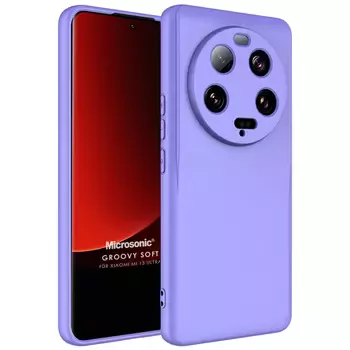 Microsonic Xiaomi Mi 13 Ultra Kılıf Groovy Soft Lila