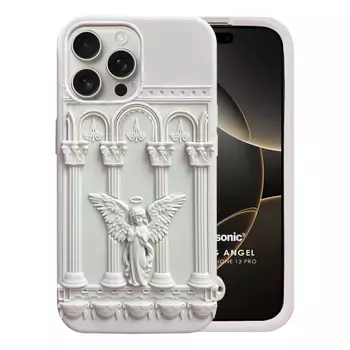 Microsonic Apple iPhone 13 Pro Kılıf Praying Angel Bej