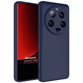 Microsonic Xiaomi Mi 13 Ultra Kılıf Groovy Soft Lacivert