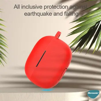 Microsonic Huawei FreeBuds SE 4 ANC Mat Silikon Kılıf Beyaz