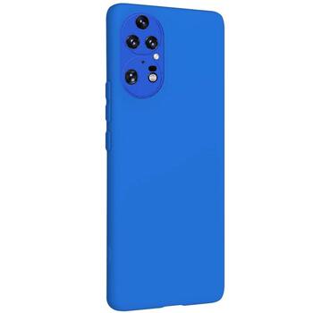 Microsonic Huawei P50 Pro Kılıf Matte Silicone Mavi