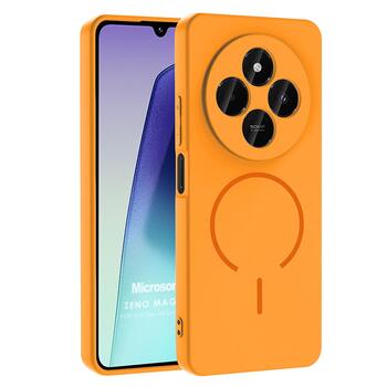Microsonic Xiaomi Redmi 14C Kılıf Zeno MagSafe Turuncu