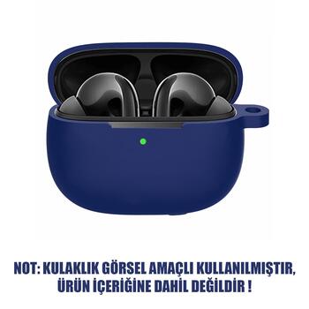 Microsonic Huawei FreeBuds SE 4 ANC Mat Silikon Kılıf Lacivert