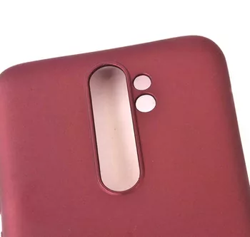 Microsonic Matte Silicone Xiaomi Redmi Note 8 Pro Kılıf Mor