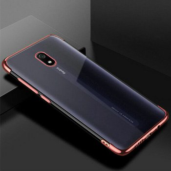 Microsonic Xiaomi Redmi 8A Kılıf Skyfall Transparent Clear Rose Gold