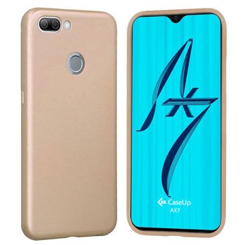 CaseUp Oppo AX7 Kılıf Matte Surface Gold