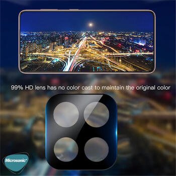 Microsonic Samsung Galaxy M32 4G Kamera Lens Koruma Camı V2 Siyah