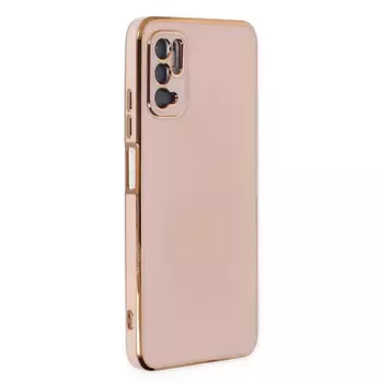 Microsonic Xiaomi Redmi Note 10 5G Kılıf Olive Plated Pembe