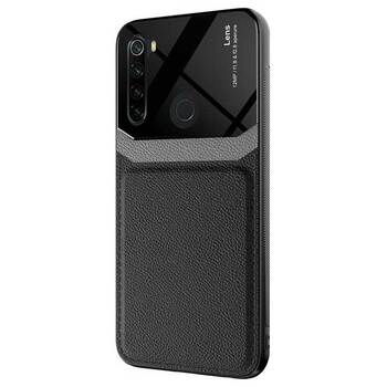 Microsonic Xiaomi Redmi Note 8 Kılıf Uniq Leather Siyah