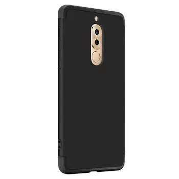 Microsonic Huawei Mate 10 Lite Kılıf Double Dip 360 Protective Siyah