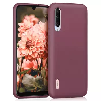 Microsonic Matte Silicone Xiaomi Mi A3 Kılıf Mor