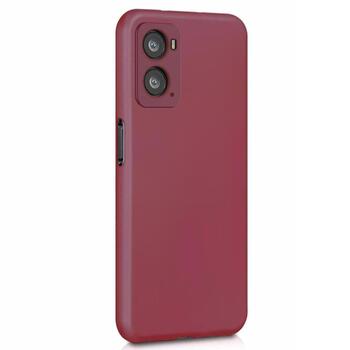 Microsonic Oppo A96 4G Kılıf Matte Silicone Mor